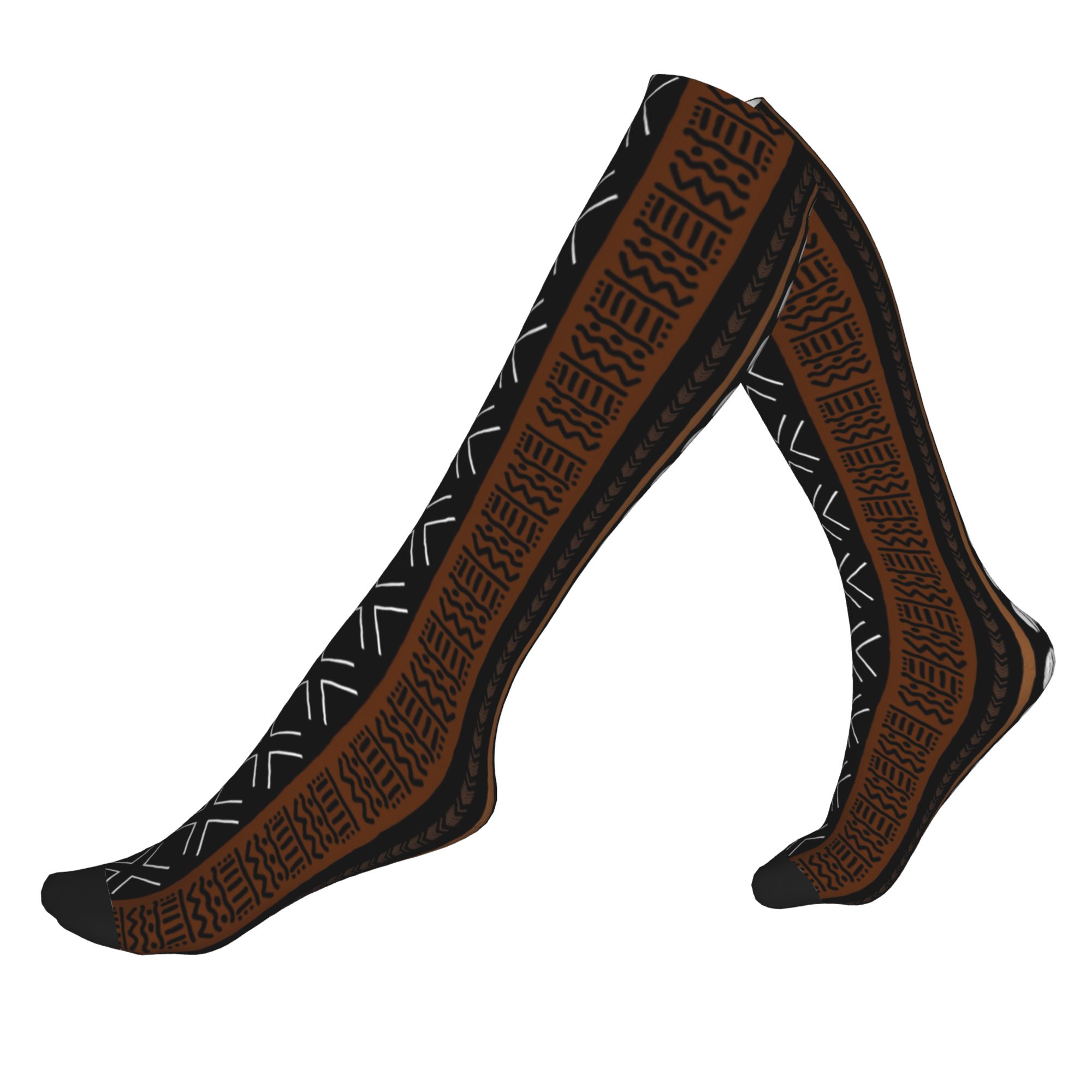 Men'S Ethnic & Formal Designer Wear Studio S - Skarpety z motywem afrykańskich plemion Bogolan