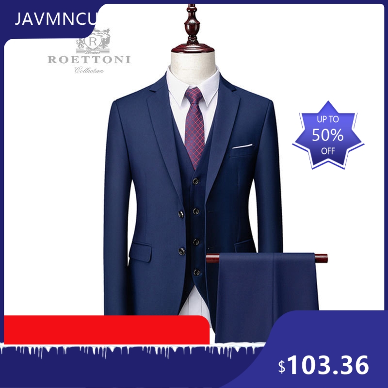 Men'S Formal Wear For Graduation - Męski garnitur slim fit premium, zestaw