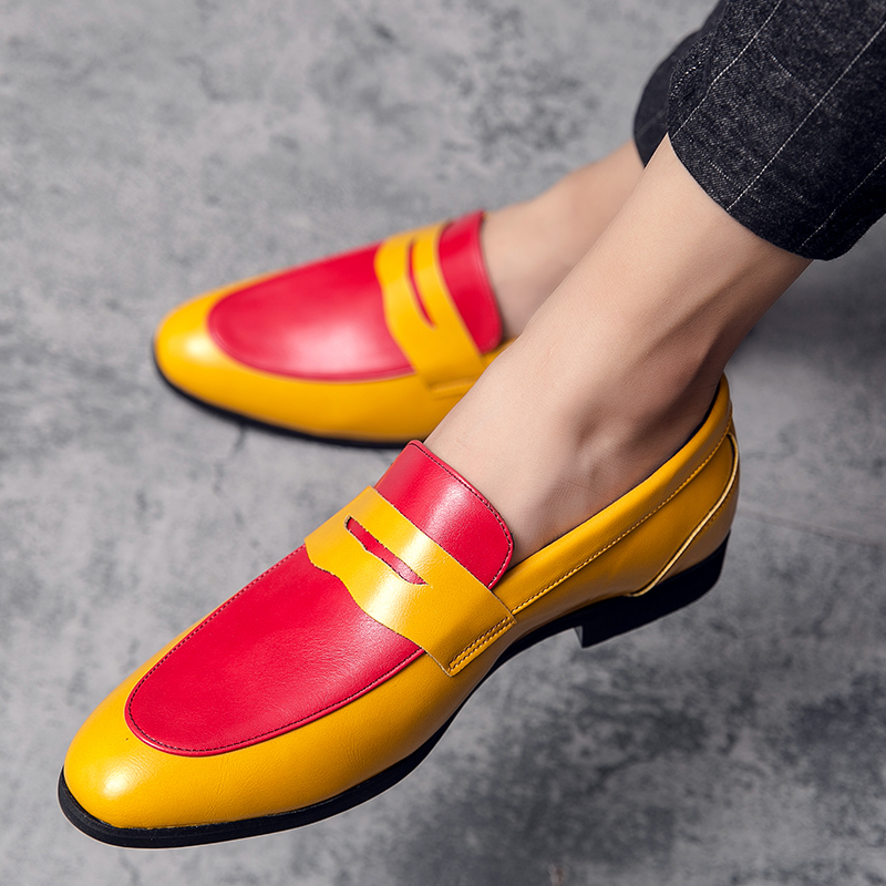 Men'S Formal Attire - Męskie buty sukienka mężczyźni klasyczny uśmiech