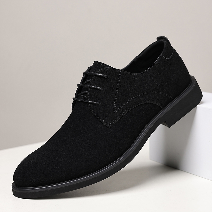 Large Men Formal Wear - Duże rozmiary (40–49) zamszowe buty męskie
