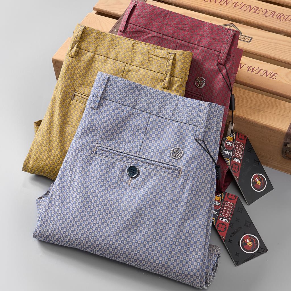 Men'S Formal Attire - Plaid Casual spodnie mężczyźni Korea moda