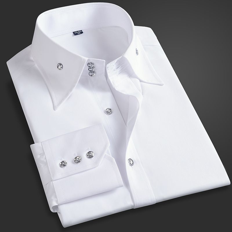 Men Formal Wear Office - Męska koszula wizytowa na wiosnę i