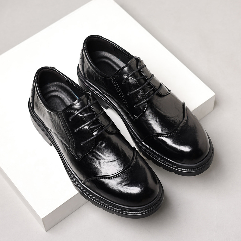 Męskie skórzane buty do noszen – Men Formal Wear Office recenzja i cena
