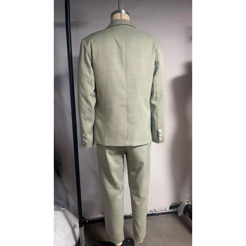 Męski garnitur w jednolitym ko – Large Men Formal Wear recenzja i cena