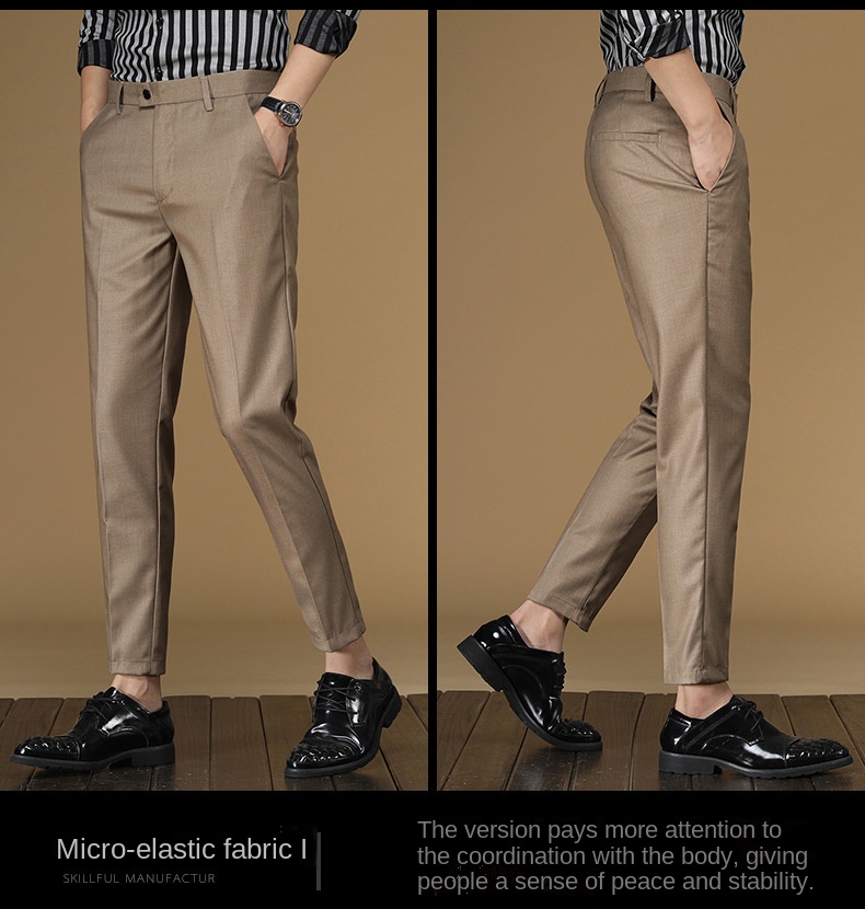 Letnie spodnie garniturowe Męż – Men Formal Wear Office recenzja i cena