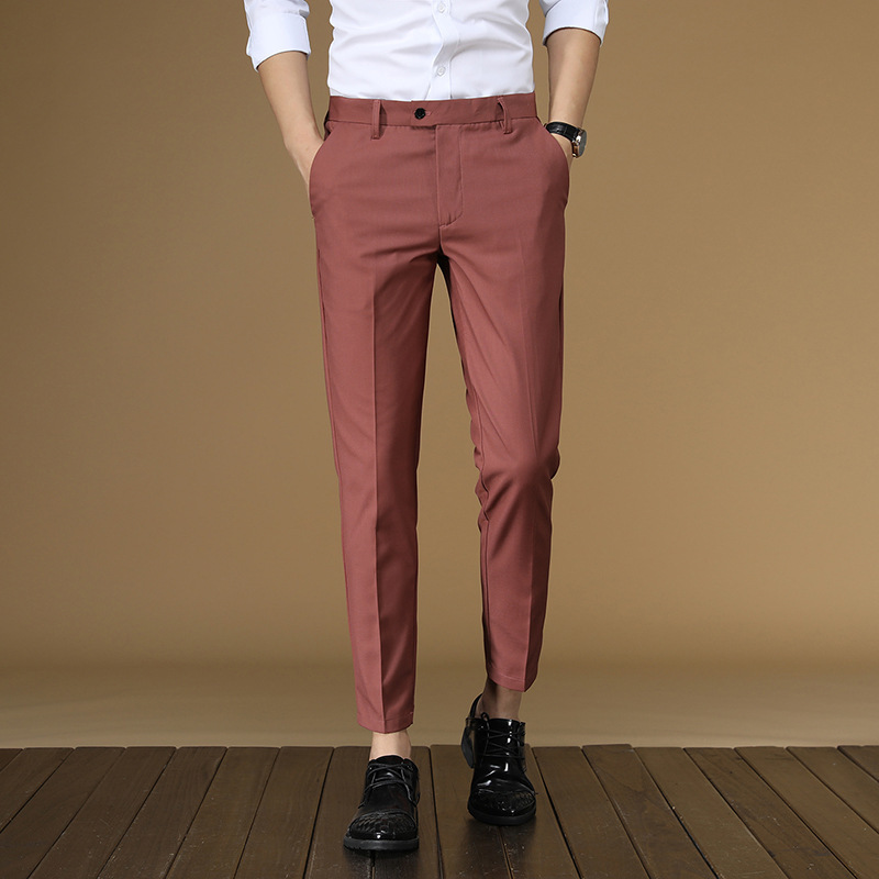 Letnie spodnie garniturowe Męż – Men Formal Wear Office recenzja i cena