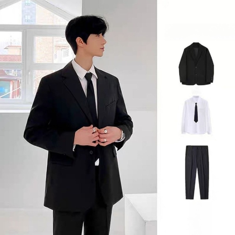 Elegancki męski zestaw garnitu – Men'S Formal Wear For Graduation recenzja i cena