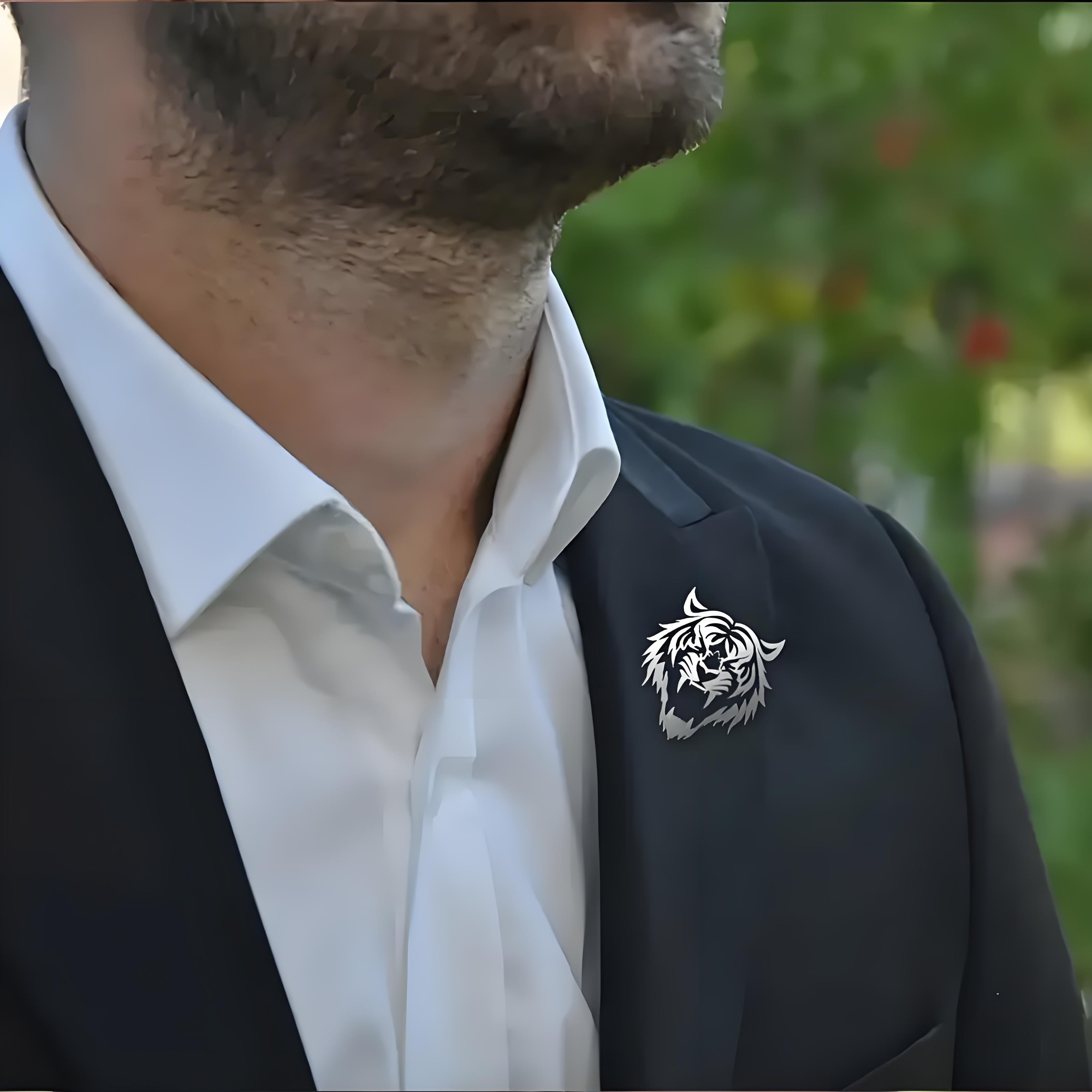 Męska przypinka do klapy ze st – Tuxedo Lapel Pin recenzja i cena