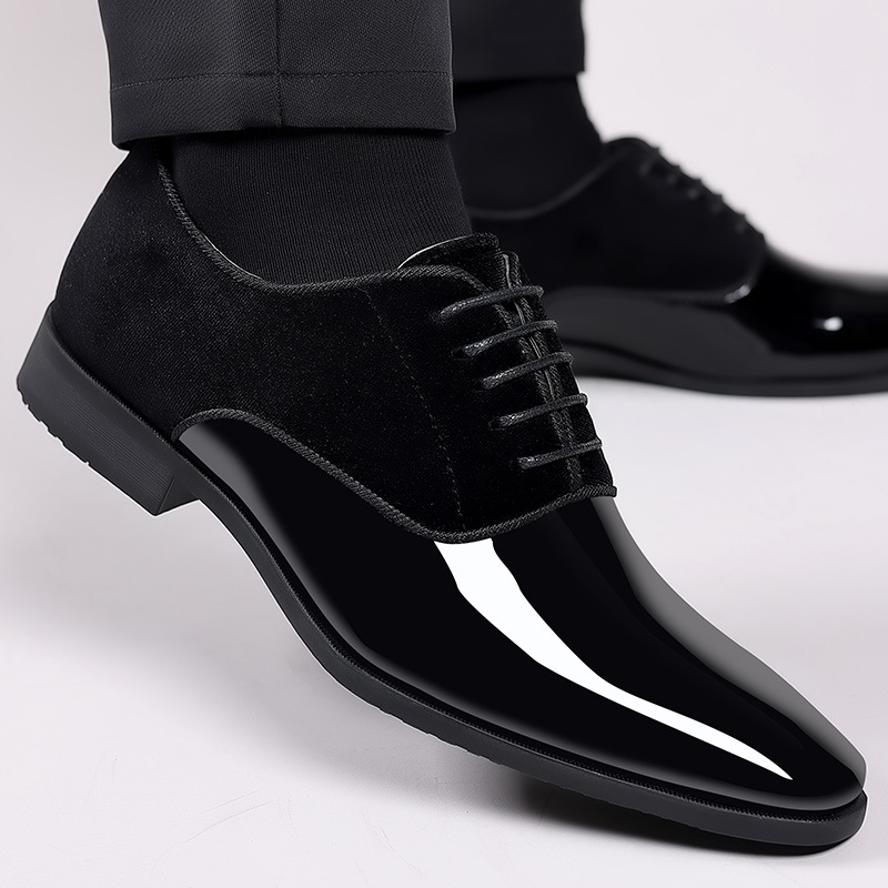 Męskie buty wizytowe nowe skór – Men Formal Wear Office recenzja i cena