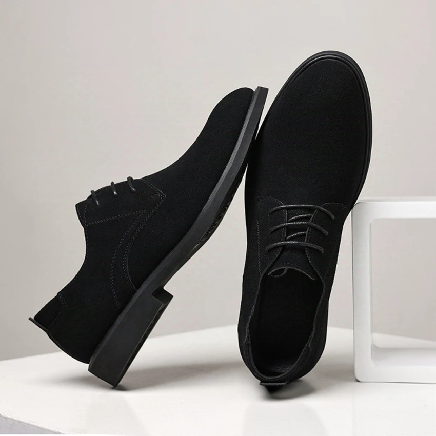 Duże rozmiary (40–49) zamszowe – Large Men Formal Wear recenzja i cena