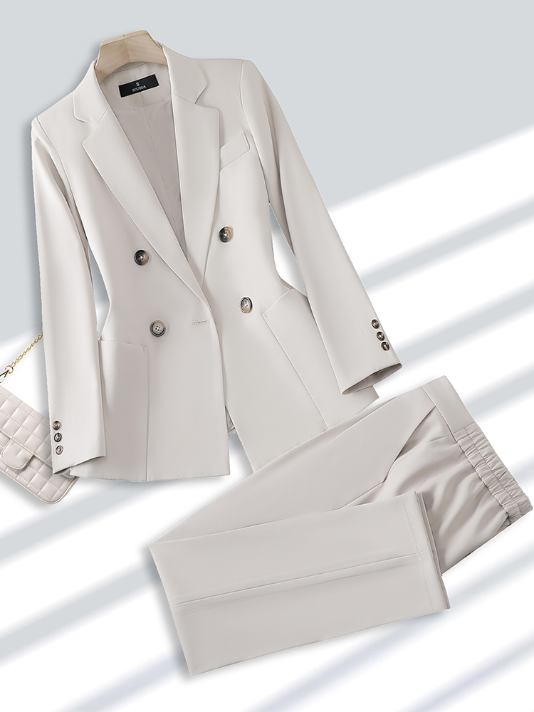 Modny damski garnitur ze spodn – Men Formal Wear Office recenzja i cena