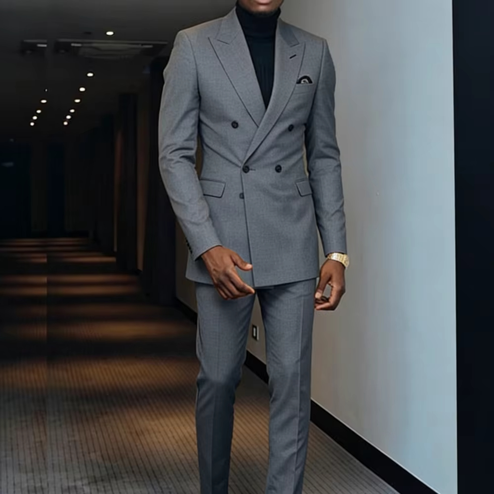 Brązowy dwuczęściowy garnitur  – Men'S Formal Wear For Graduation recenzja i cena