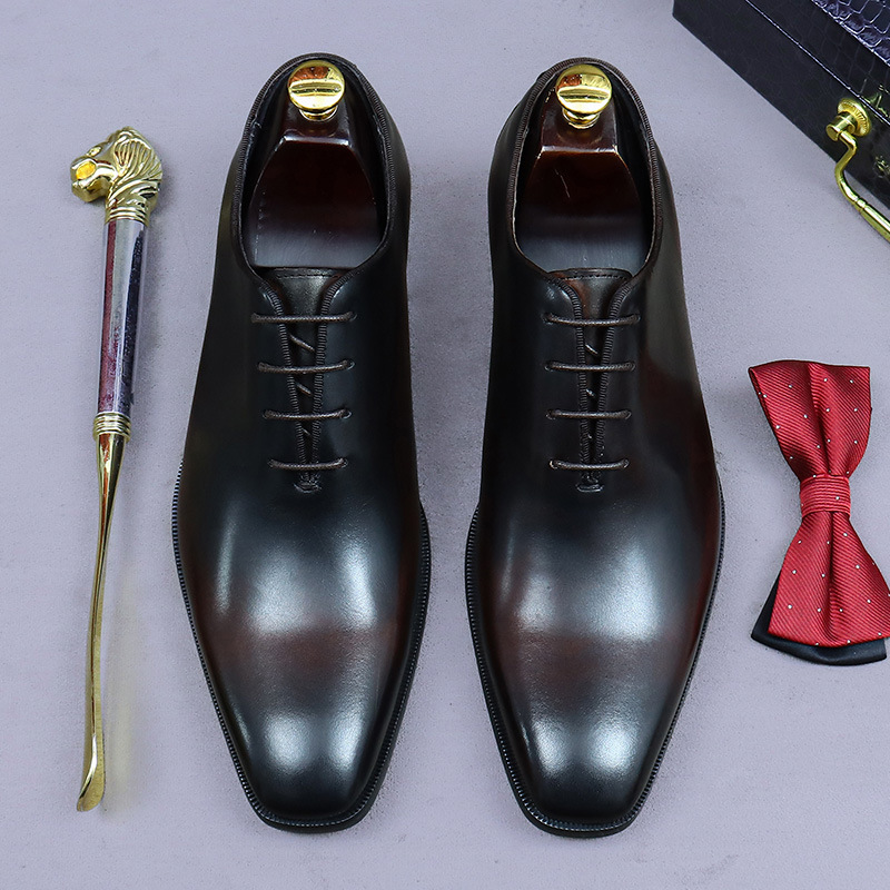 Męskie buty Oxford ze skóry na – Men Formal Wear Office recenzja i cena