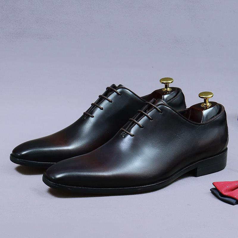 Męskie buty Oxford ze skóry na – Men Formal Wear Office recenzja i cena