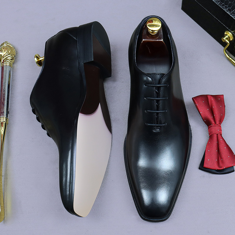 Męskie buty Oxford ze skóry na – Men Formal Wear Office recenzja i cena